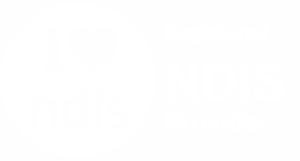 I love NDIS — registered provider badge